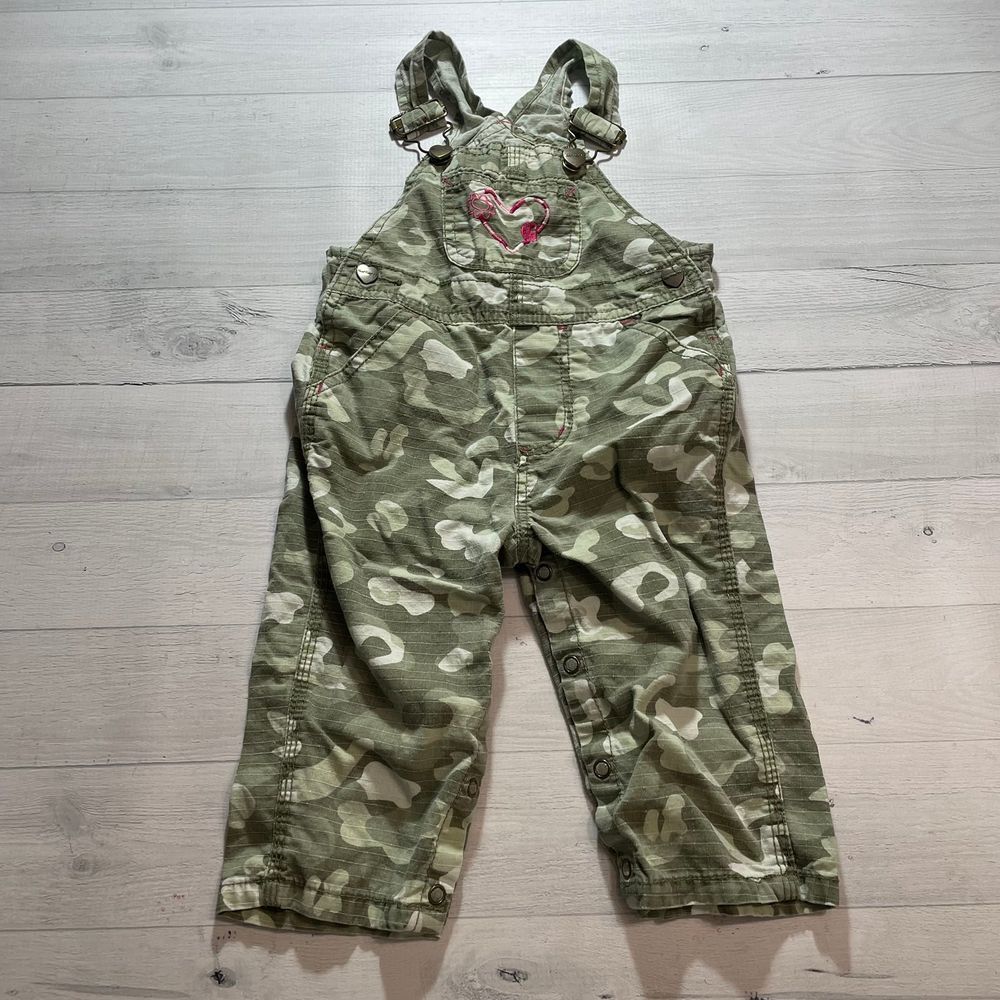 Carhartt girls camo overalls 12 months